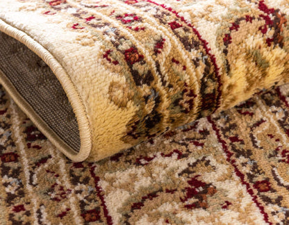 Unique Loom Voyage Collection Traditional Oriental Classic Intricate Design Area Rug (8' 0 x 10' 0 Rectangular, Ivory/Gold)