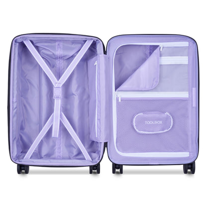 florence by mills Spin Me Away Hardside Expandable Luggage with Spinner Wheels, Lavender, 2 Piece Set (20/29)