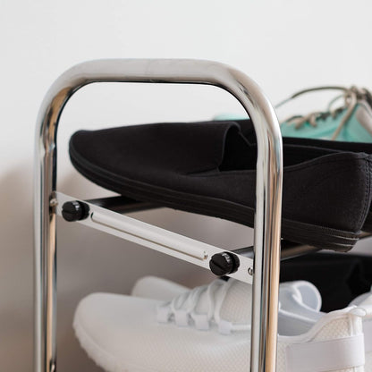 5-Tier 15 Closet IRIS USA Shoe Rack, Up to Pairs, Shoe Organizer for Entryway Small Space, Shoe Storage Shelf, Tall