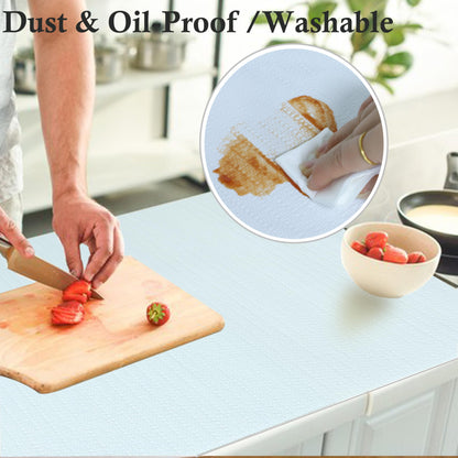 Shelf Liners 16 Inch Wide X 20 Ft Kitchen Cabinet Drawer Liners Non Slip Waterproof Pantry Shelves Refrigerator Liner Non Adhesive Strong Grip Bathroom Drawer Mat Cupboard Dresser Closet Liner