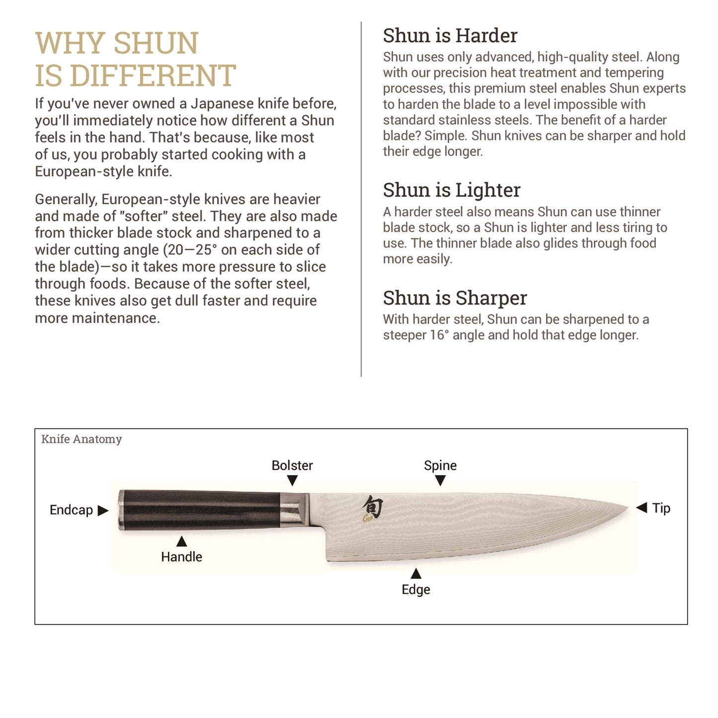 Shun Classic 8 Pc Student Knife Set