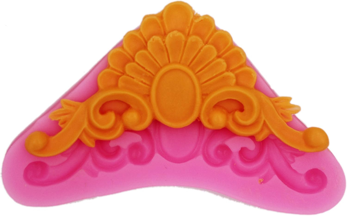 Art Deco Silicone Mold for Sugar Craft, DIY Gumpaste Cake Decorating Clay