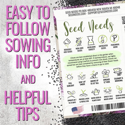Pack (12 Packets Seed Needs Herb Seeds Variety Culinary Herb Collection Individual for Planting Indoors or Outdoors)