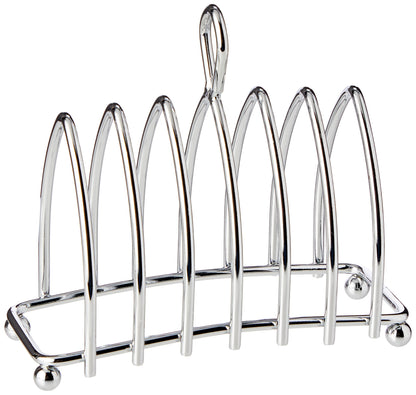 KitchenCraft KCTOAST 6 Slice Toast Rack with Chrome Plated Finish, Metal, 16 x 15 x 7 cm