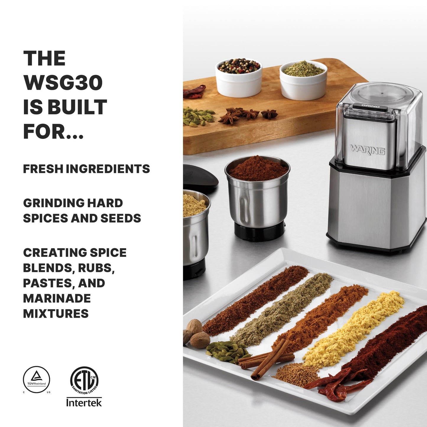 Waring Commercial WSG30 Commercial Medium-Duty Electric Spice Grinder