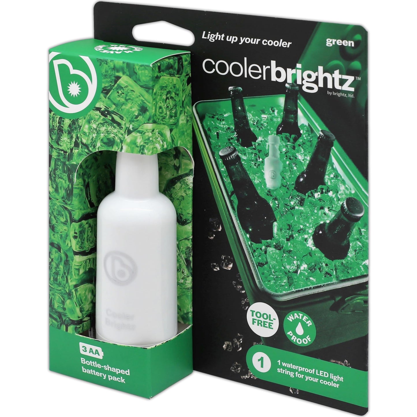 Brightz CoolerBrightz LED Cooler Light Rope, Green - Waterproof Ice Chest Light Rope - Top 2021 Outdoor Camping Gifts & Accessories Perfect Camping Christmas Xmas Gift Present for Men Dad Son Grandpa