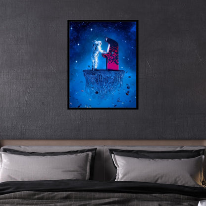 Insire Gaming Posters, Wall Art, Astronaut Poster for Wall, Gaming - Unframed (11x14)