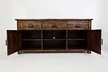 Jofran: , Cannon Valley, 70" Media Unit, 70"W X 19"D X 32"H, Cannon Valley Finish, (Set of 1)