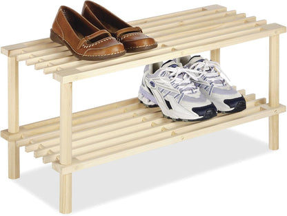 2 (6026-3562) Whitmor Tier Wood Household Shelves