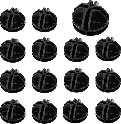 Wire Cube Connectors, 15 PCS Plastic Corner Connectors for DIY Cube Storage Shelves Organizer Wire Grid