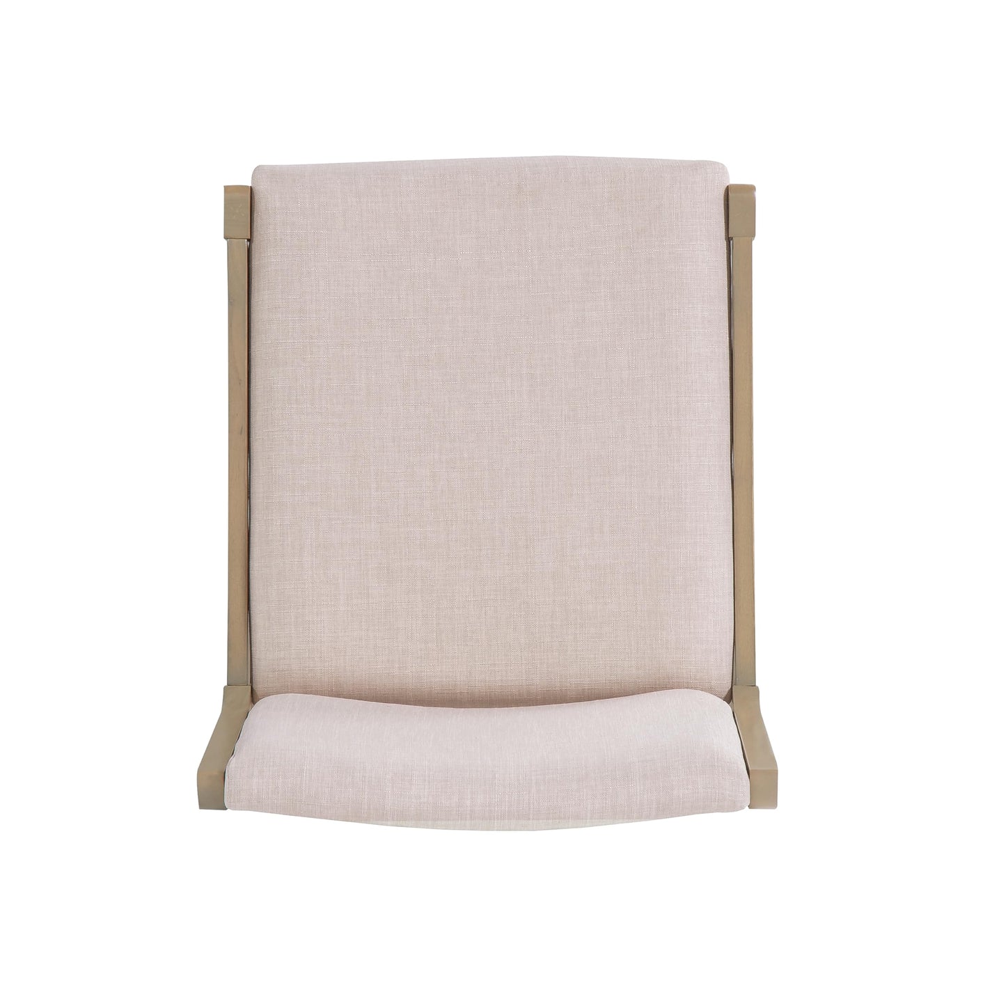 Christopher Knight Home Dash Rubber Wood Dining Chairs Set of 4, Modern Upholstered Dining Chairs, Armless Kitchen Chairs, Dining Room Living Room Accent Chair for Extra Seat, Light Natural+Beige