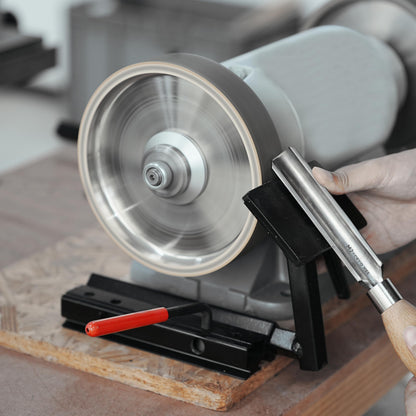 Lathe Tool Sharpening Jig, Multi-Grind Jig for Grinders, Woodturning Chisels and Tools, Sharpening Gouges, Chisels, Scrapers, Parting tools, Skews, and Carving Tools.