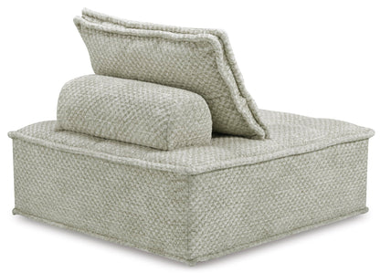 Signature Design by Ashley Bales Casual L-Shaped Modular Tufted 3-Piece Modular Seating with Non-Slip Decking, Beige
