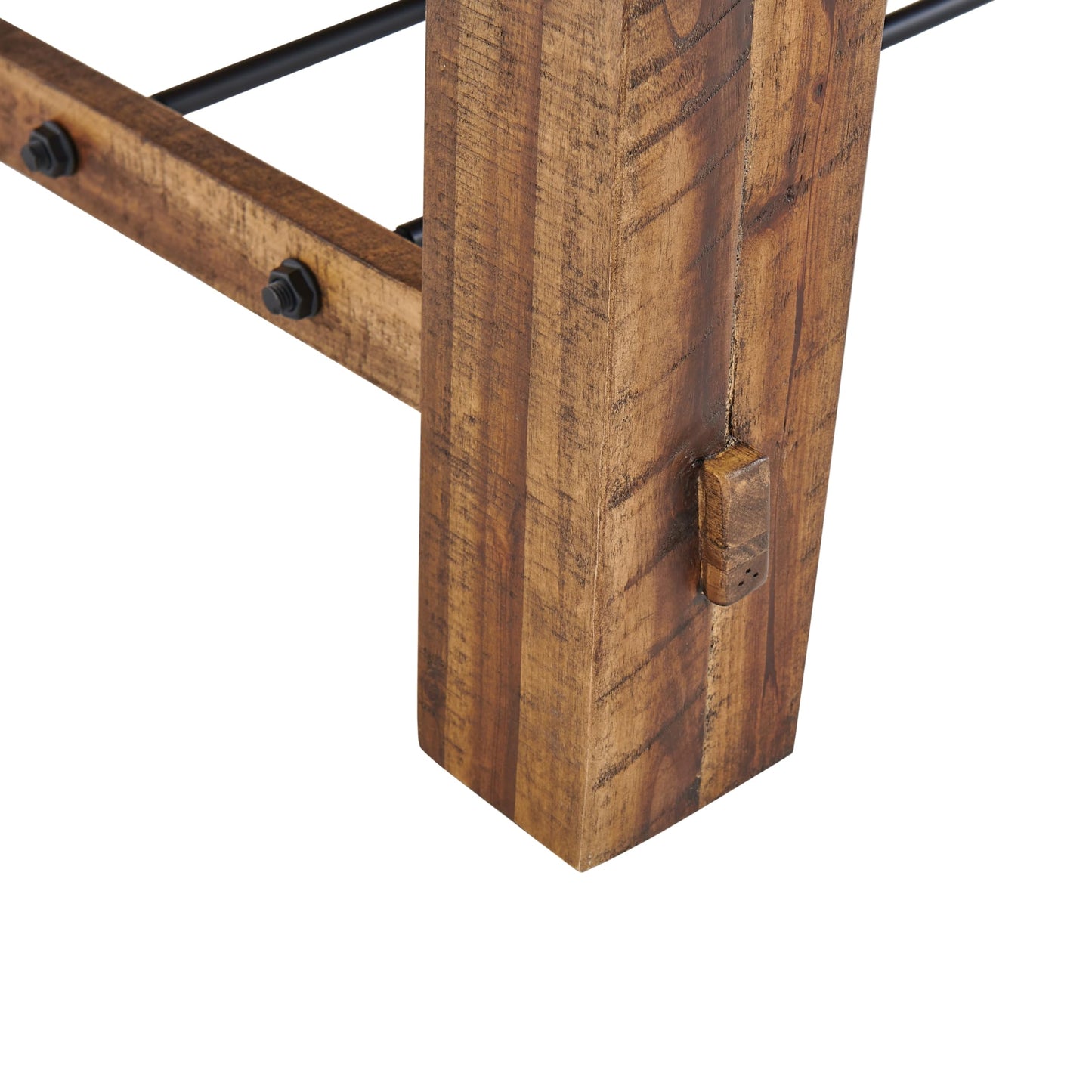 Alaterre Furniture Durango 48L Industrial Wood offee Table