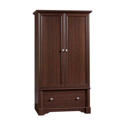 Sauder Palladia Armoire, Select Cherry finish