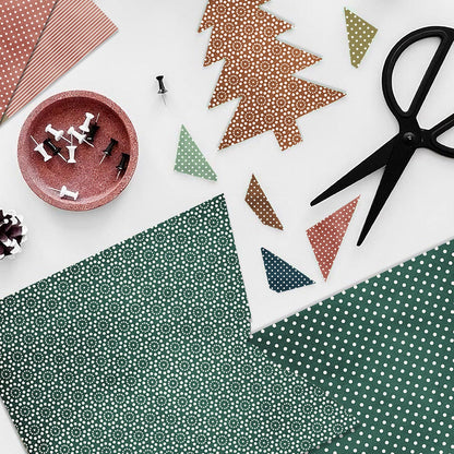 MIATTCLD 12x12 Scrapbook Paper Double Sided Patterned Paper for Scrapbooking, 24 Sheets/24 Designs Wedding Background Papers Boho Decorative Craft Papers for Card Making Journaling Decor (Brown)