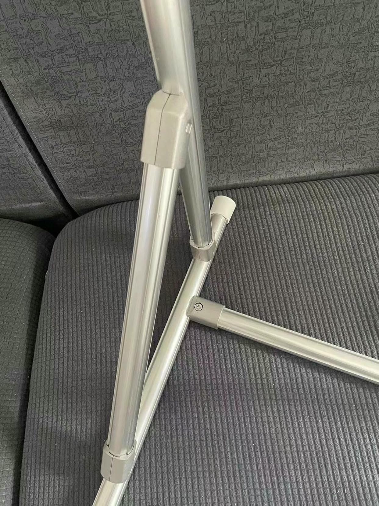 Embroidery Stand Cross Embroidery Frame Embroidery Auxiliary Tool Adjustable Floor Stand Lean Tube Suitable for Craftsmanship and Sewing, 39.37*28.34*20.47in, Silver~/