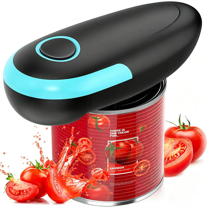 Electric Can Opener, Automatic Can Opener, One Touch Electric Can Opener for Kitchen Food Safe Smooth Edge, Kitchen Gadgets Battery Operated Can Opener for Seniors Arthritis&Chef