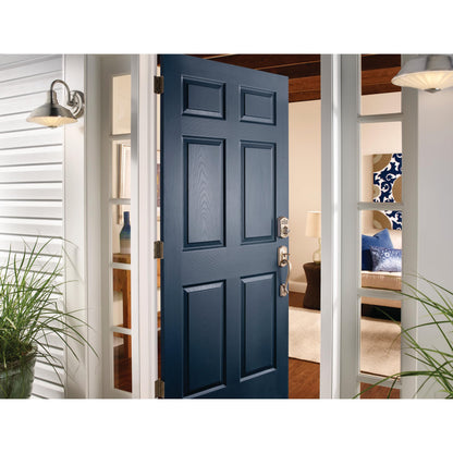 SCHLAGE BE375 CEN 622 Touch Keyless Touchscreen Electronic Deadbolt Lock, Matte Black