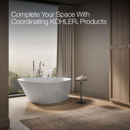 Kohler 8331-0 Veil® 65-3/8" x 36-15/16” freestanding bath, White