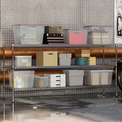 Regal Altair 18" Deep x 72" Wide x 34" Height Wire Shelving Kit | 3-Tier | NSF Commercial Storage Rack Unit