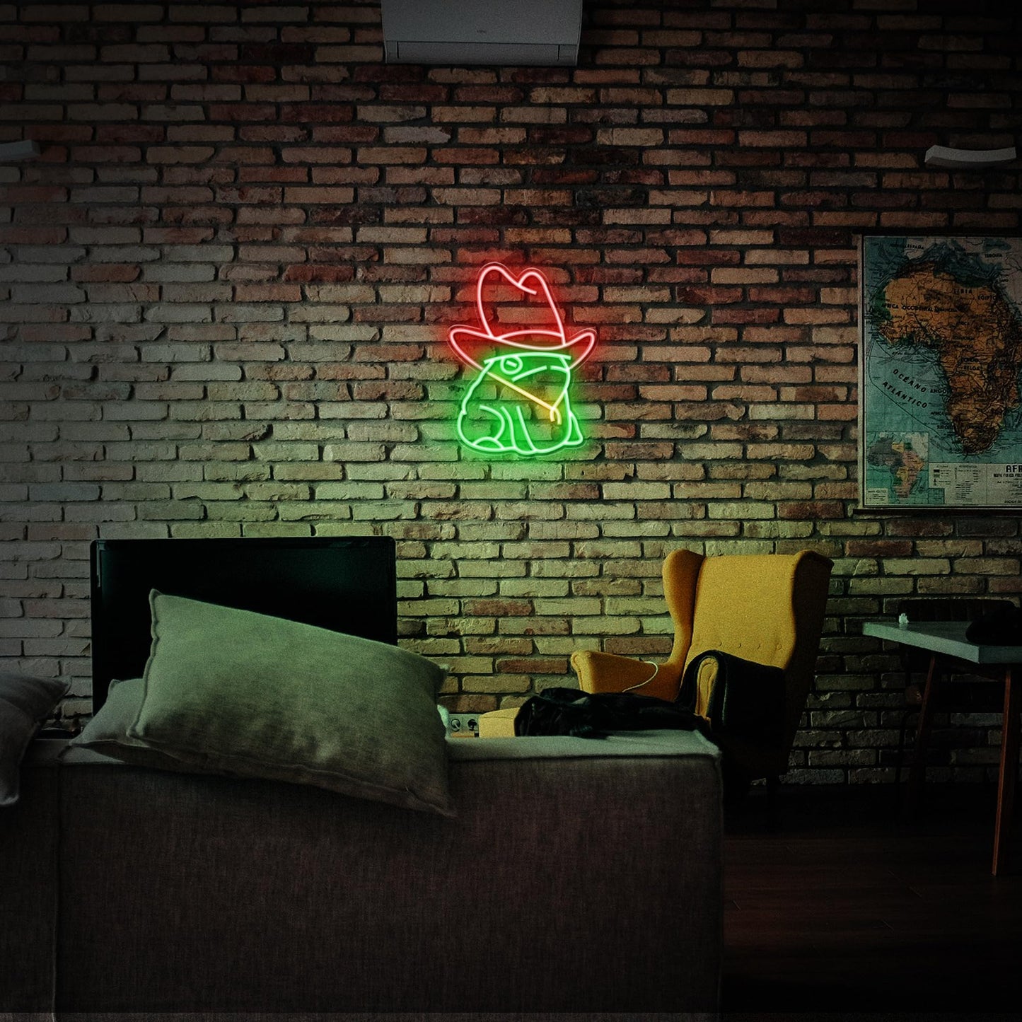 Kavaas Cowboy Boot Neon Sign, Neon Cowboy Hat Sign for Wall Decor | Western Neon Sign for Bedroom, Bar, Office, Man Cave - Best Gifts for Rodeo Enthusiast, Birthday, Christmas