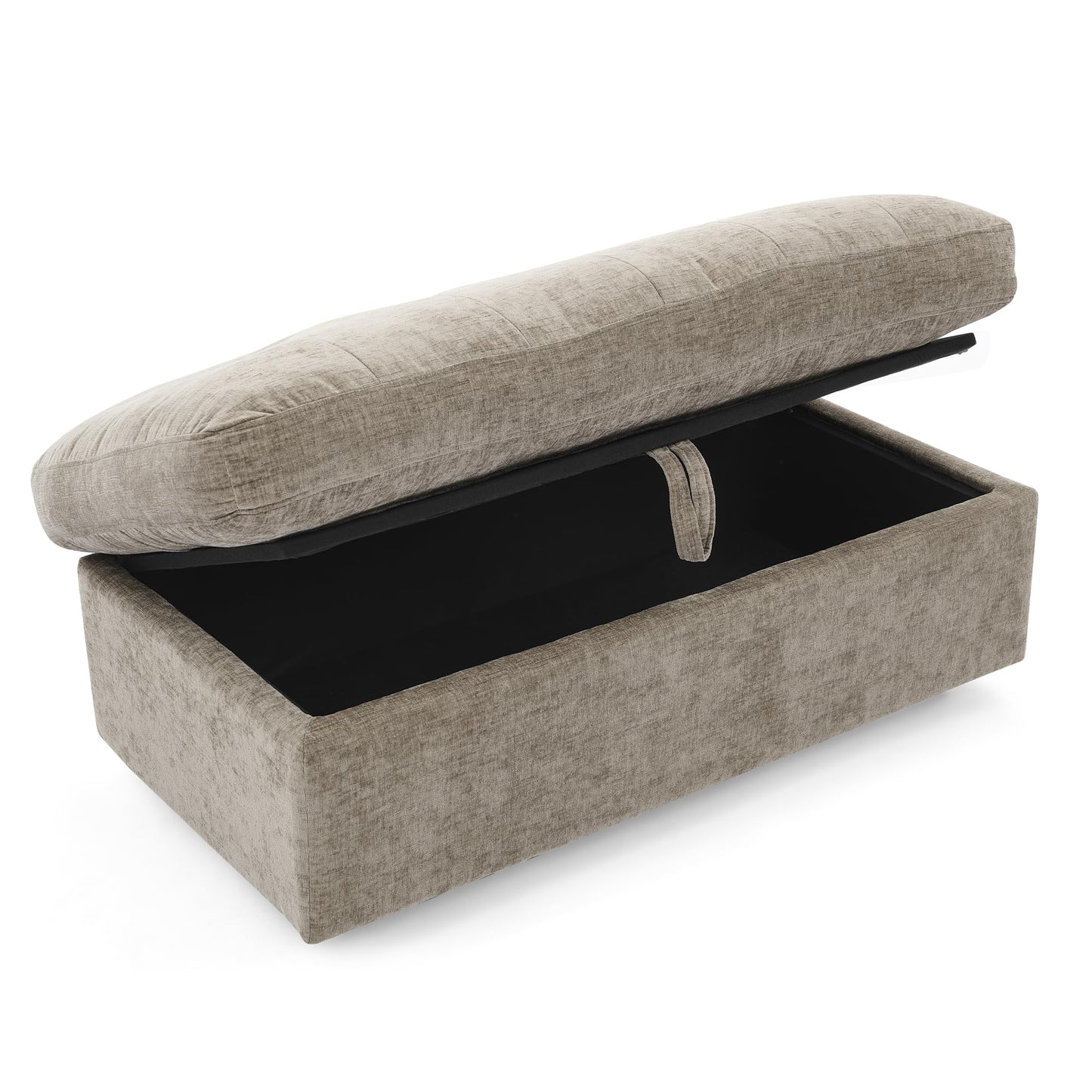 Eafurn 56" Convertible Loveseat Sofa Bed with Ottoman, Adjustable Loveseat Couch Sleeper Chair, Folding Futon Sofa with Phone Holder & Charging Port, Deep Seat Lounge Couch for Living Room