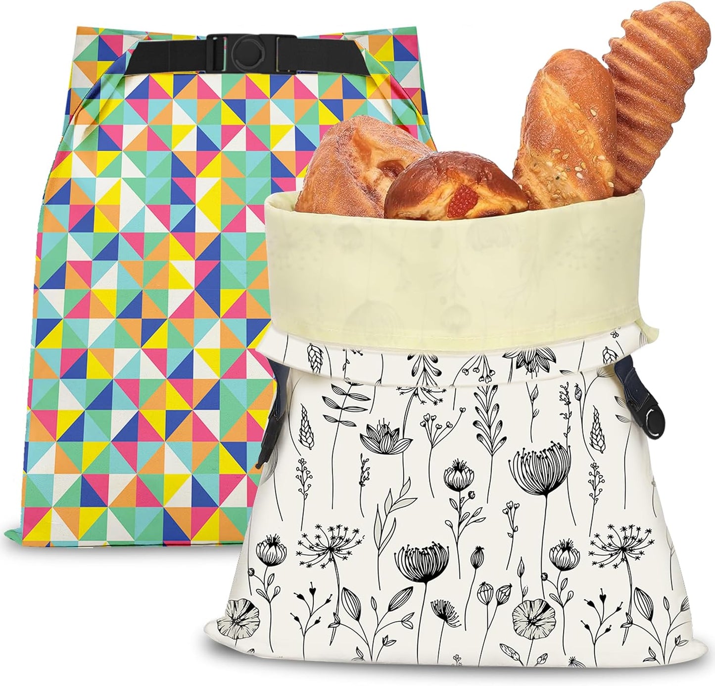 '-Pack 2- Riccle Reusable Beeswax Bread Bags for Sourdough and Homemade Bread Of Durable and Waxed for Fresh Artisan