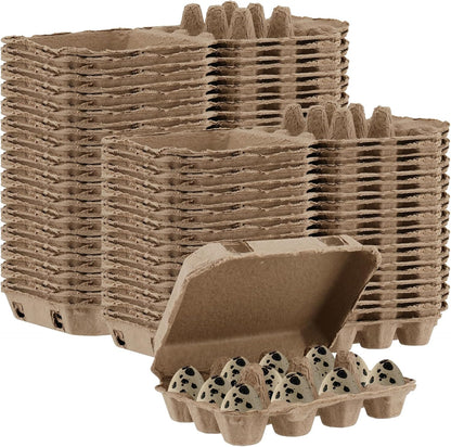 50 3 4 Dozen 12 Count JEUIHAU PCS Quail Egg Pulp Cartons Bulkj, x Square Paper Pulp Quail Eggs Cartons Cheap Bulk, Egg