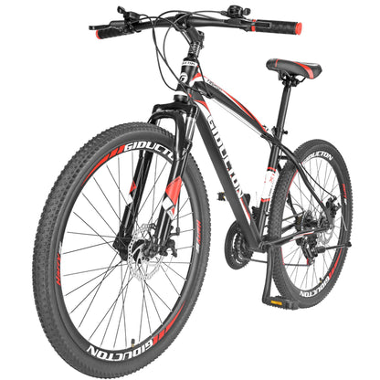 URBICIKA 27.5 Inch Mountain Bike for Adults, 21 Speed, Dual Disc Brakes,Commuter Off-Road Bicycle