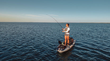 Pelican Catch Mode 110 - Angler Fishing Kayak with Lawnchair seat - 10.5 ft