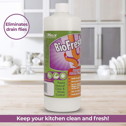 Skiennix Enzyme Drain Cleaner & Deodorizer - Eliminate Odors in Sinks, Showers & Septic Systems | 32oz