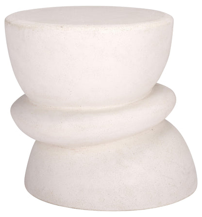 SAFAVIEH Couture Collection Henrietta Contemporary Ivory Concrete Accent Table (Fully Assembled)