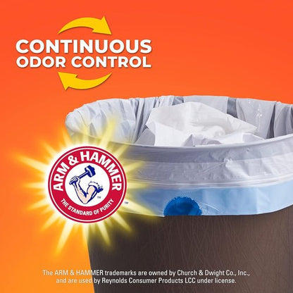Hefty Small Trash Bags - Fabuloso Scented, 4 Gallon Size, 52 Count Pack