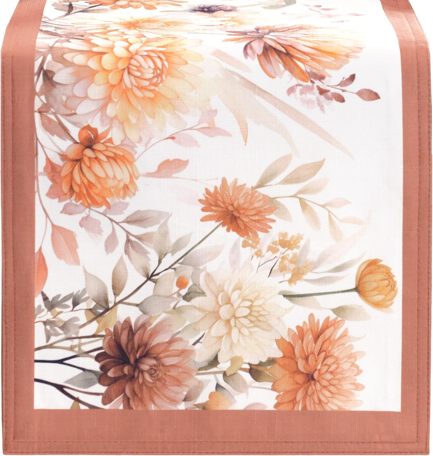 13"x70" Elrene Home Fashions Autumn Blooms Fall/Thanksgiving Console Centerpiece or Table Runner