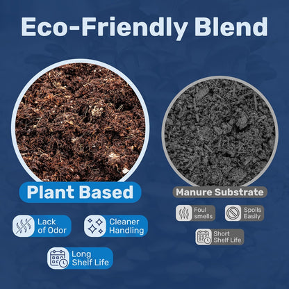 5 lbs Surfin' Spores Premium Mushroom Substrate - Bulk CVG Blend for Monotub Cultivation - Pasteurized Coco Coir