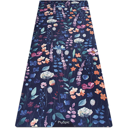 Plyopic. All In One Yoga Mat | Luxury Sweat-Grip Mat/Towel Combo | Ideal for Yoga, Hot Yoga, Bikram, Pilates, Workout & Exercise | Eco-Friendly Natural Rubber