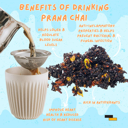 Prana Chai Original Masala Chai Tea - Australian Masala Loose Sticky Chai, 1000g