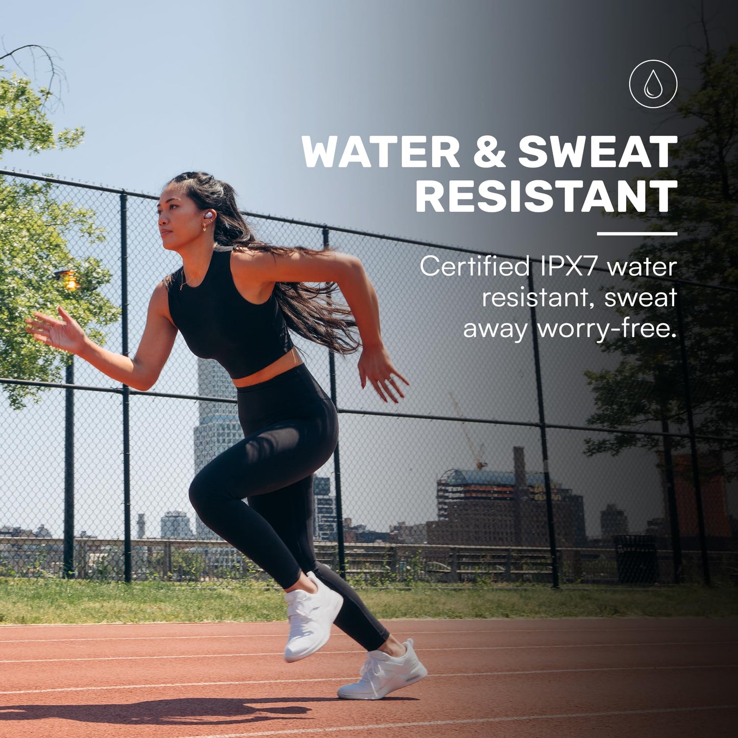 Raycon Fitness Bluetooth Wireless Earbuds + Microphone with Active Noise Canceling, Sweat & Water-Resistant Earphones, Running Headphones, Ear Buds Wireless Bluetooth 56 Hours Playtime (Black)