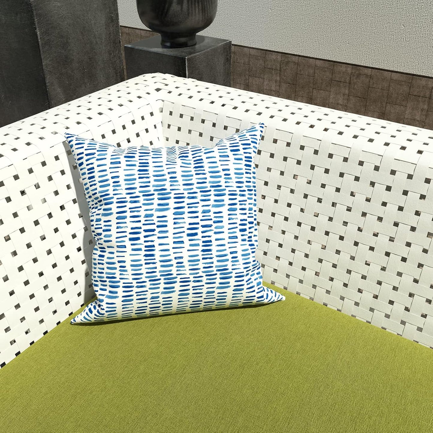LVTXIII Outdoor Pillow Covers ONLY, Square Throw Pillow Covers, Modern Cushion Cases for Sofa, Patio, Couch Decoration,
