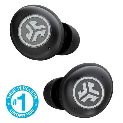 JLab JBuds Air Pro True Wireless Earbuds, Black, Bluetooth Multipoint, Auto Play & Pause, Dual Connect, IP55 Sweat & Dust Resistance, Be Aware Audio for Safety, Custom 3 EQ Sound Settings