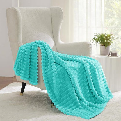 Bedsure GentleSoft Twin XL Blanket - Cozy Blue Fleece Throw for Women | Perfect Gift, 66x90 Inches