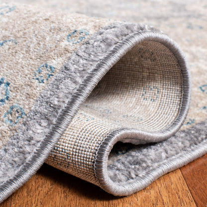 SAFAVIEH Sofia Collection Area Rug - 10' x 14', Light Grey & Beige, Vintage Oriental Distressed Design, Non-Shedding & Easy Care, Ideal for High Traffic Areas in Living Room, Bedroom (SOF330B)
