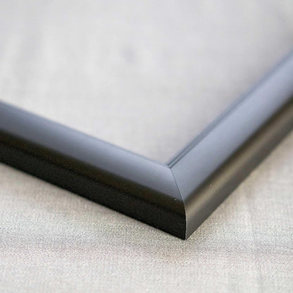 7x7 Black Contemporary Wood Picture Frame - Includes UV Resistant Acrylic & Hanging Hardware