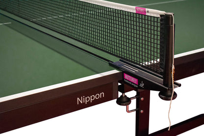 Butterfly Nippon 22 Ping Pong Table | Indoor Rollaway Table Tennis Table | Built Like A Tank | for Clubs, Home Game Rooms, Institutions | Professional Ping Pong Net Included | Playback Option