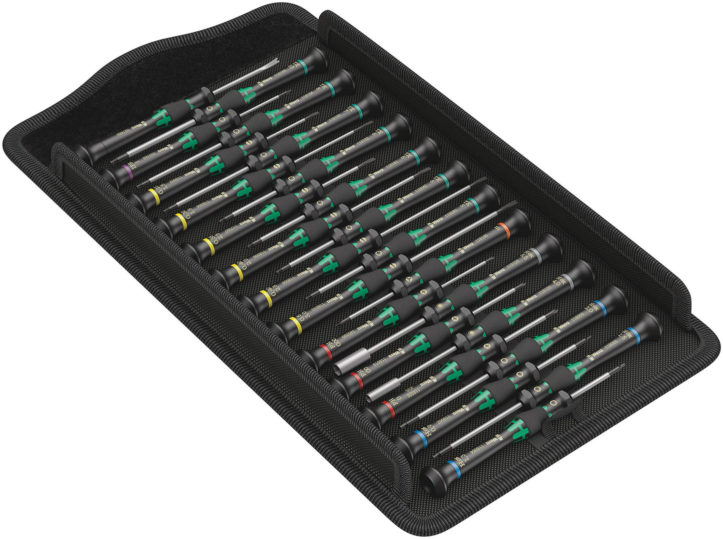 Wera - 5134000001 Kraftform Micro Precision Big Pack 1 Screwdriver Set for Electronic Applications, 25 Pieces