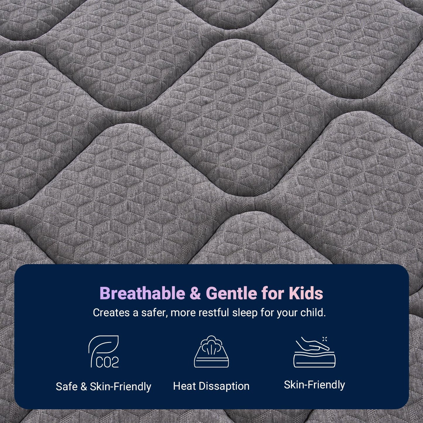 Avenco Twin Mattress, 6 Inch Twin Size Mattress in a Box, Medium Firm Hybrid Mattresses with Bonnell Spring and Gel Memory Foam for Cool Night Sleep & Pressure Relief, CertiPUR-US Certified