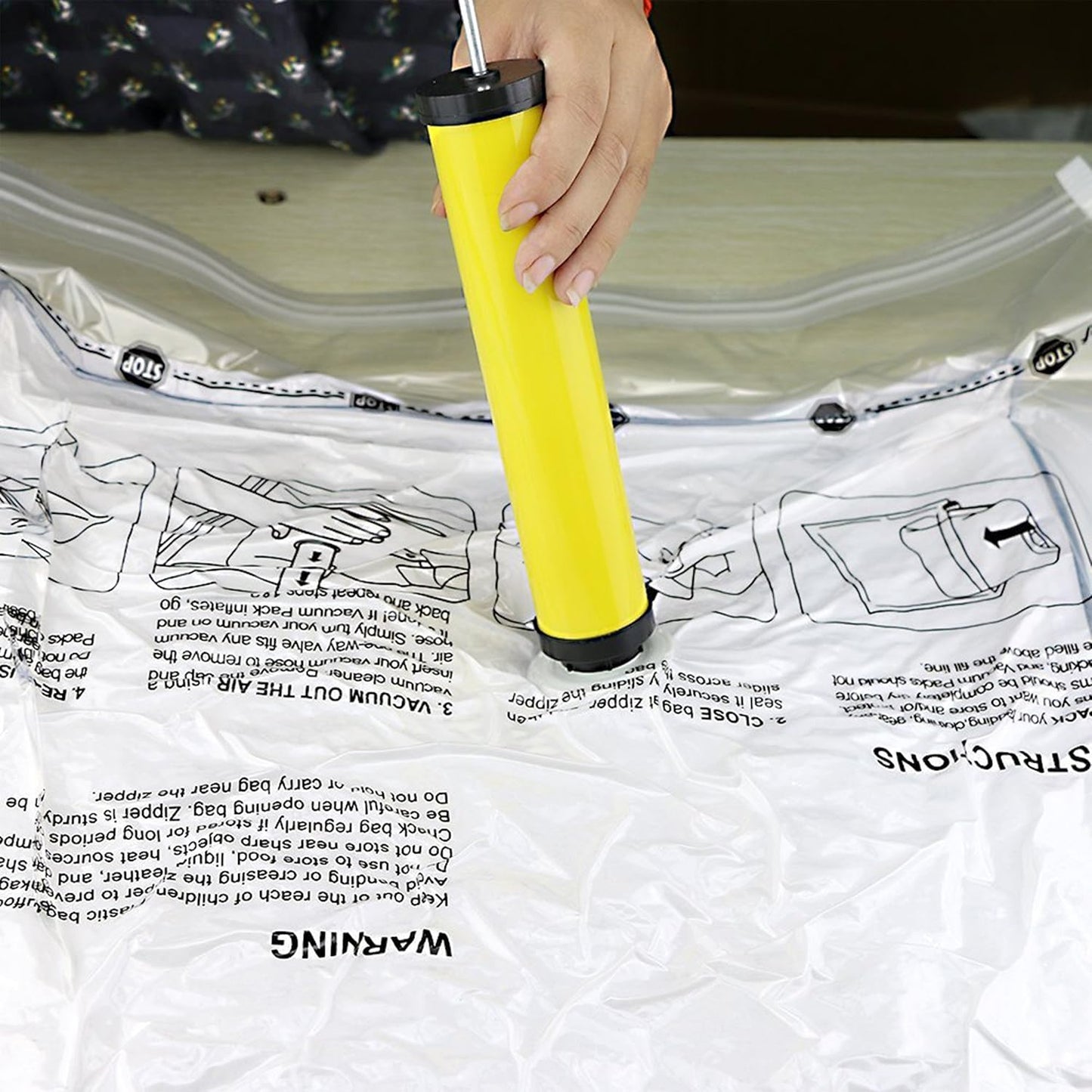 Vacuum Storage Bags, Space Saving Air Tight Compression to Organize Clothes, Linens, Seasonal Items by Everyday Home
