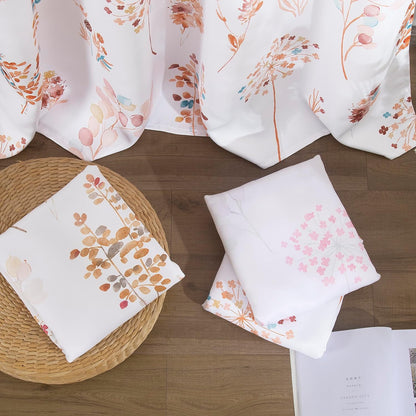 2 80% Room,63 Inch XTMYI Pink Girl Nursery Curtains for Baby Panels Blackout Patterned Printed Neutral Watercolor