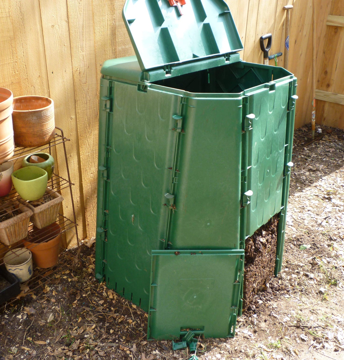 Exaco Trading Company AQ 187 AeroQuick Large Compost bin, 187 Gallon, Green